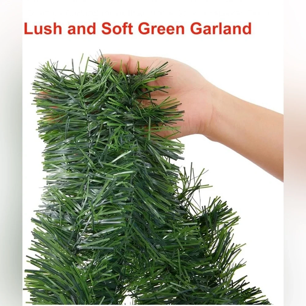 Christmas Garland 50 Foot Soft Non-Lit Artificial Greenery Indoor/Outdoor NEW